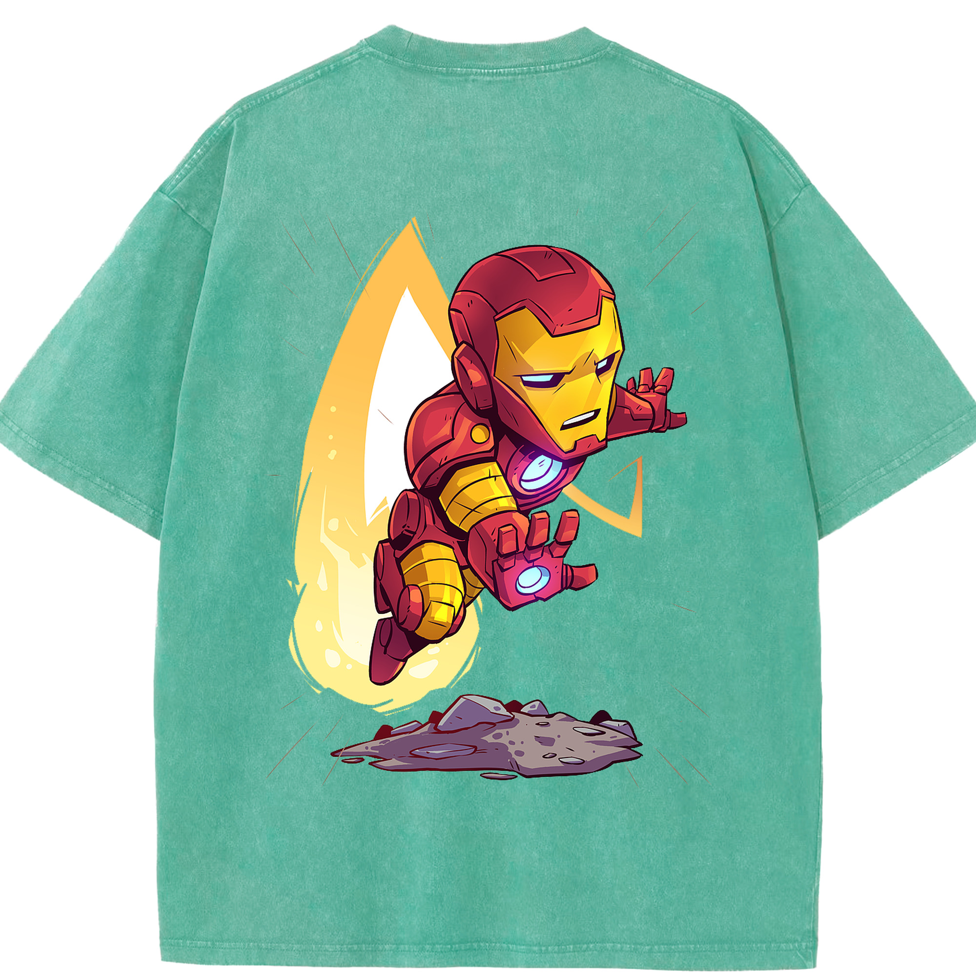 （画像用） アベンジャーズ The Avengers 綿100% ヴィンテージ風 半袖Tシャツ（背面プリント）